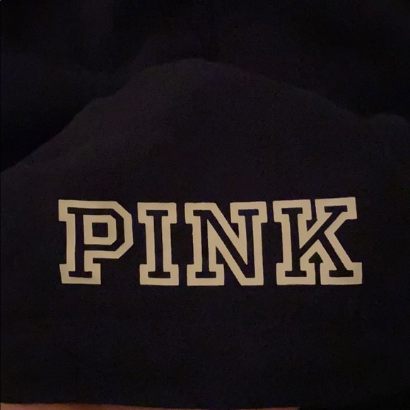 PINK Victoria’s Secret Navy Blue Zip Up Jacket - Picture 5 of 7